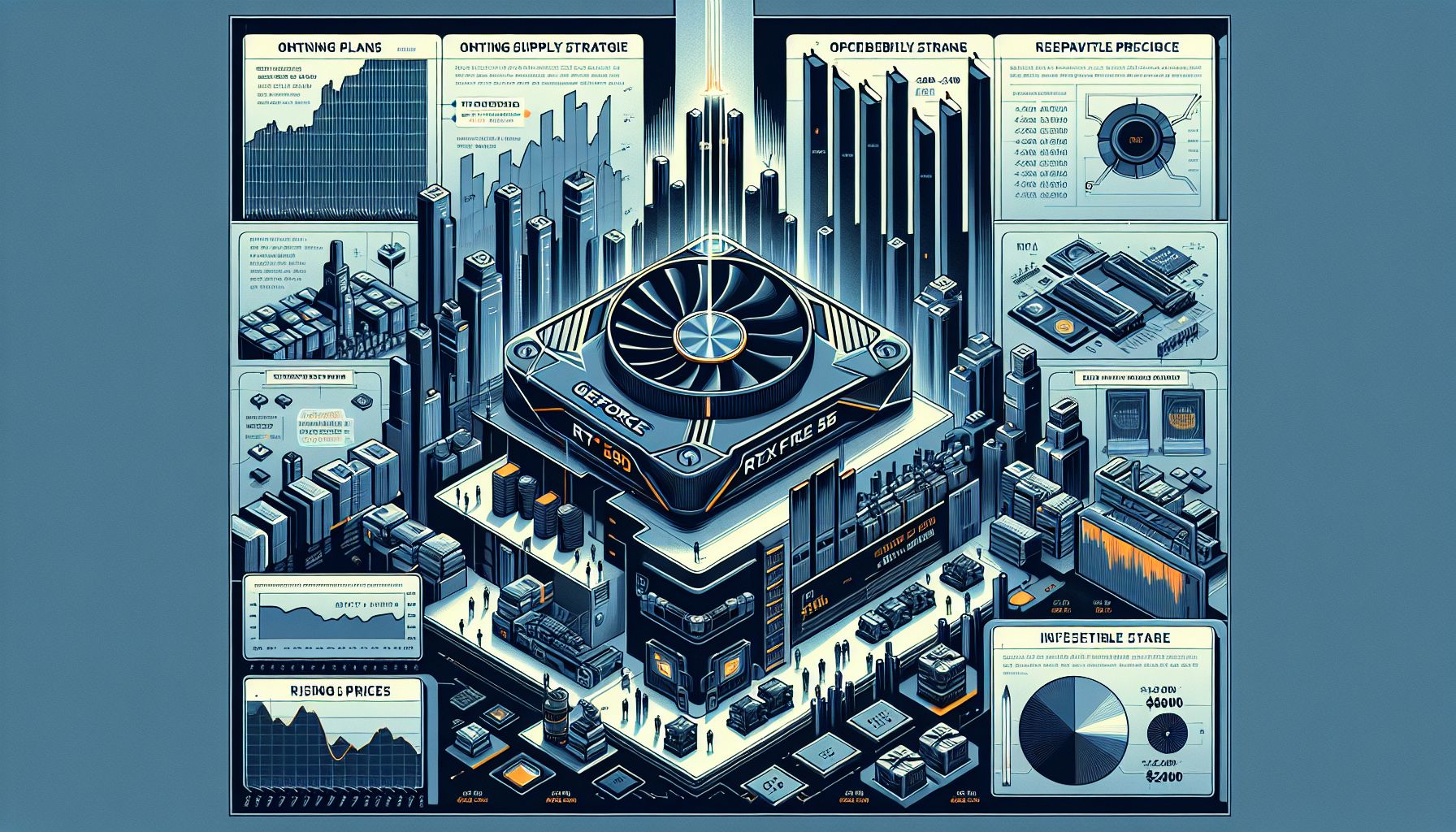 gpu shortages hit nvidia's rtx 50 series, prices soar