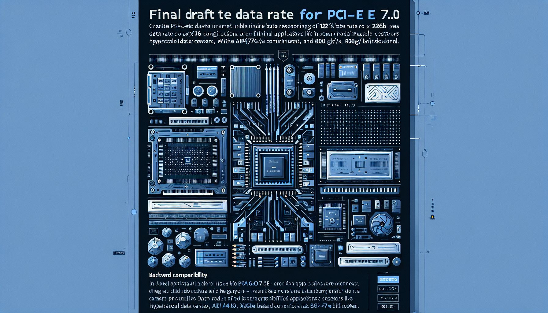 pcie 7.0 draft locks in: double the bandwidth, but who gets it first?
