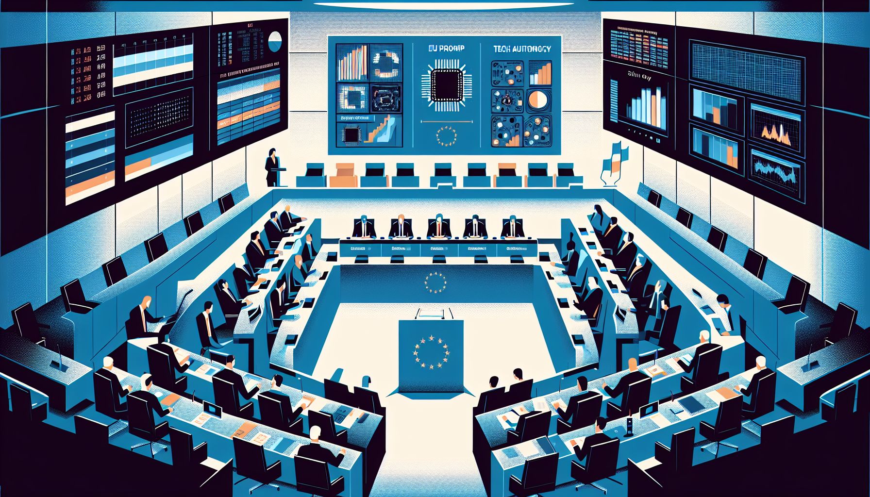 us ai chip export controls spark EU debate