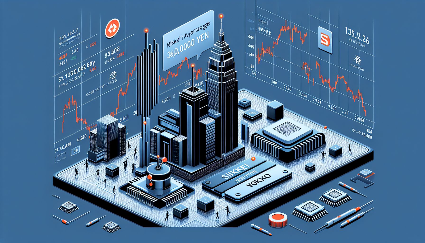 nikkei average hits 36,000 yen: semiconductor stocks surge