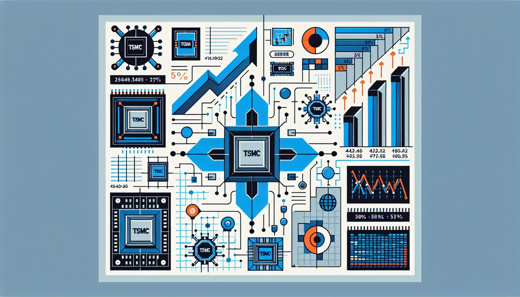 tsmc adr surges 5% despite local stock lagging