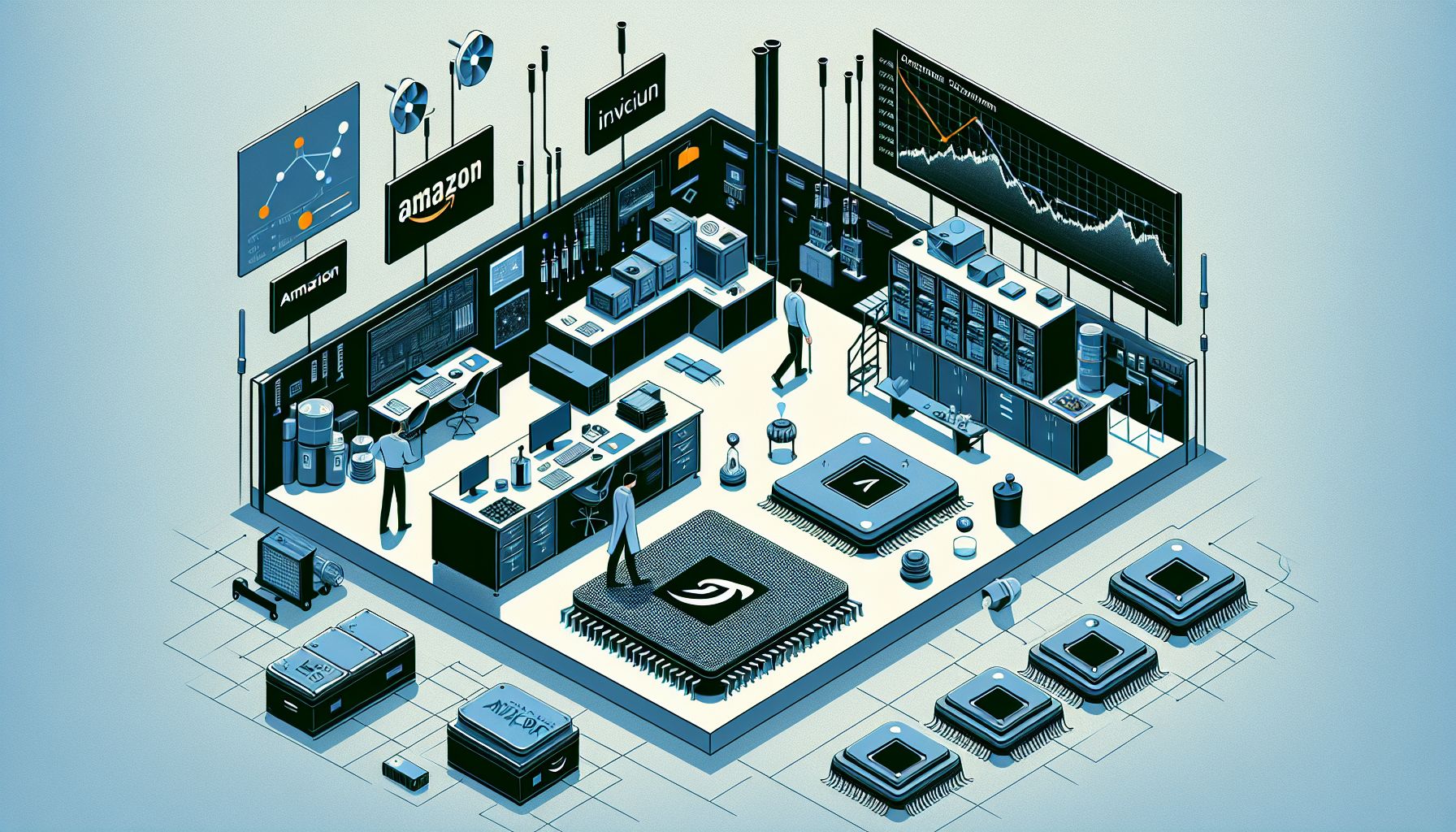 amazon takes on nvidia with $8 billion bet on custom ai chips