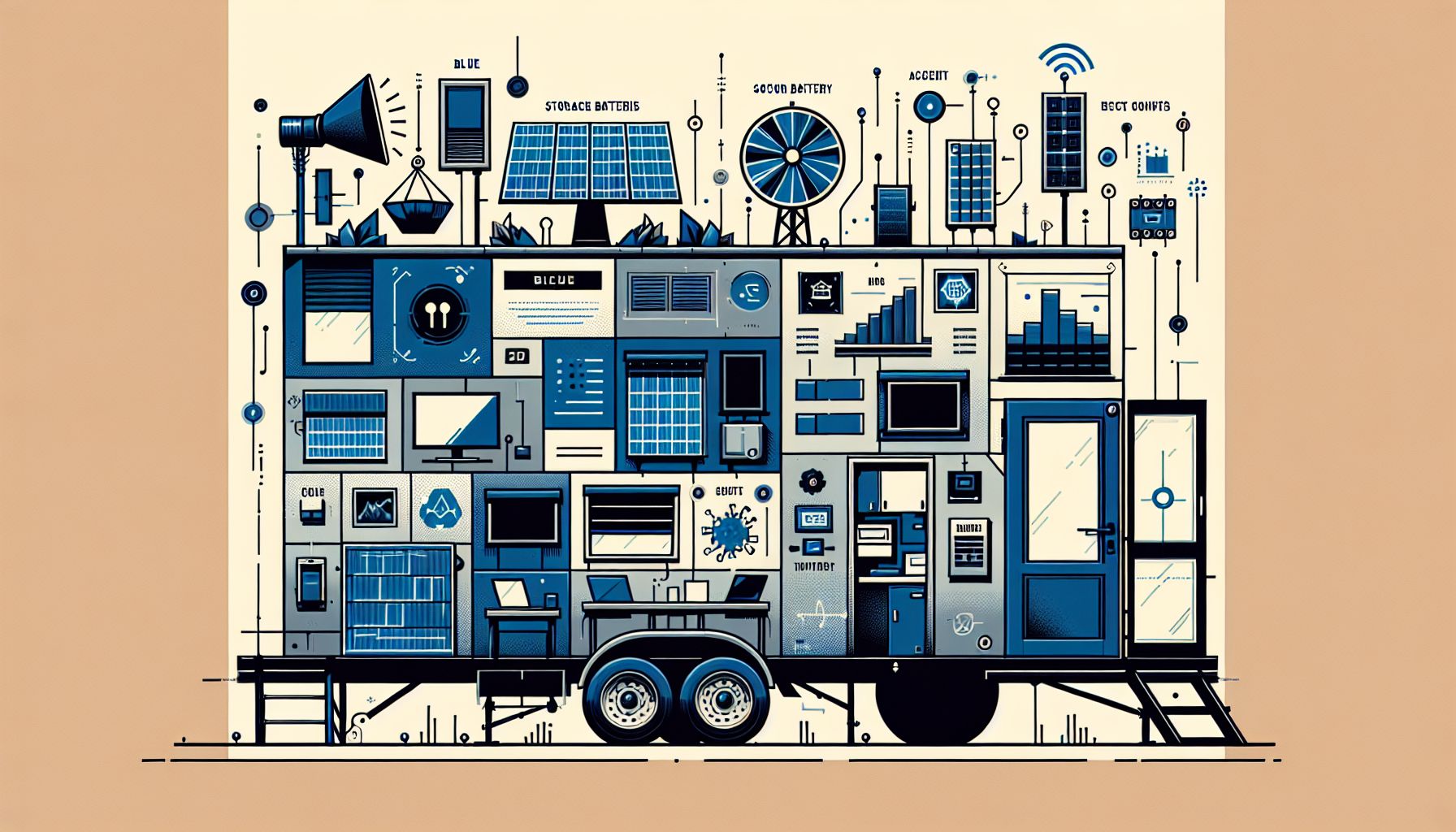 takenaka's off-grid field: mobile offices for rent