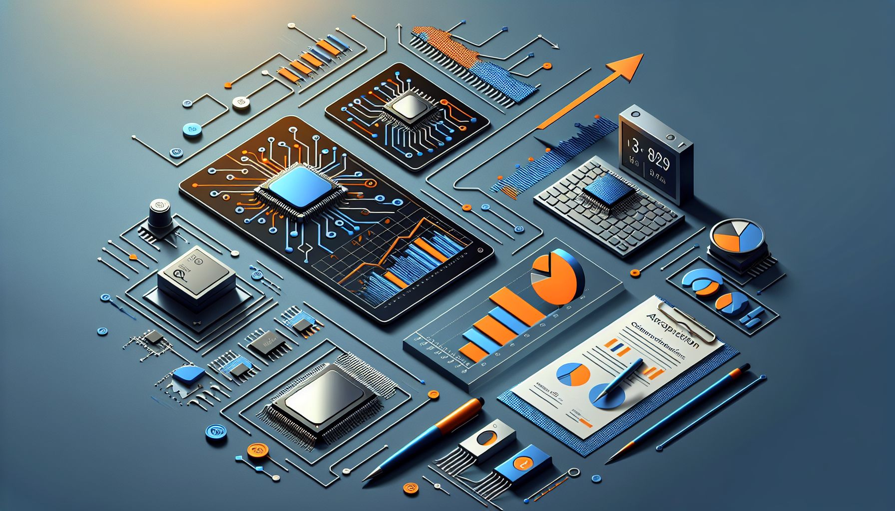 asml feels the pinch: chip equipment orders slump amid tariff headwinds