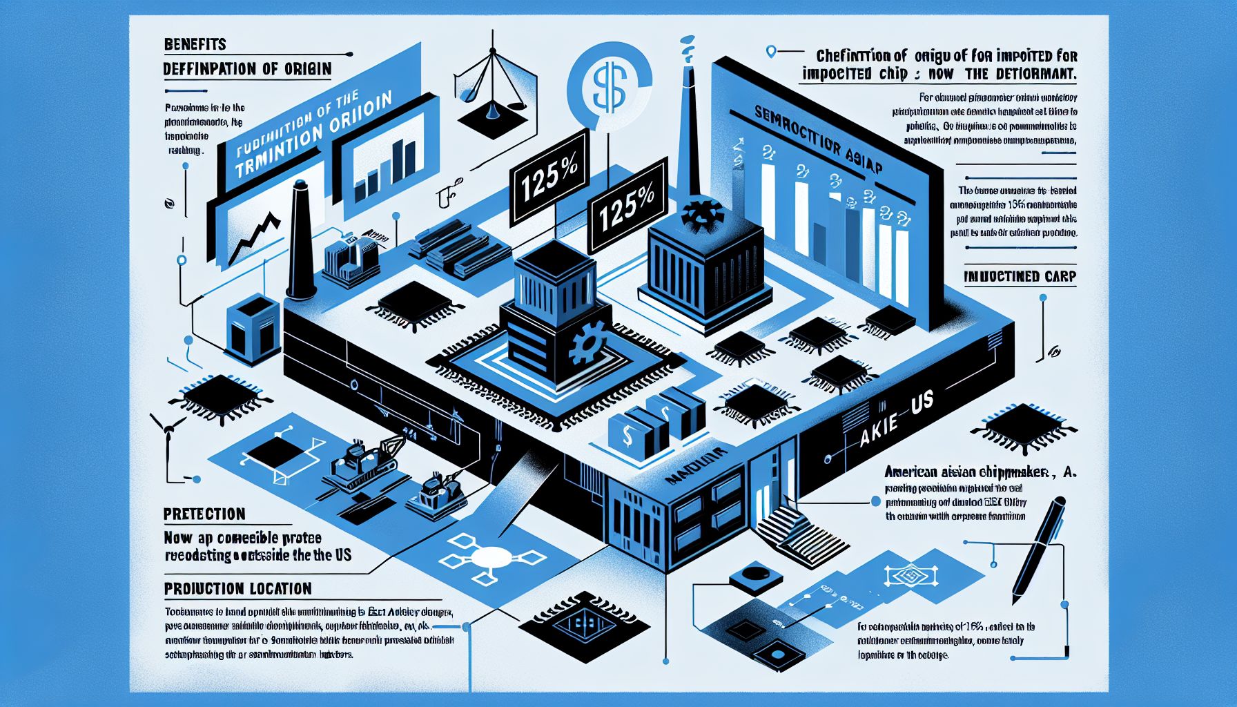 china's semiconductor policy shifts, taiwan fabs win, us chipmakers face tariffs