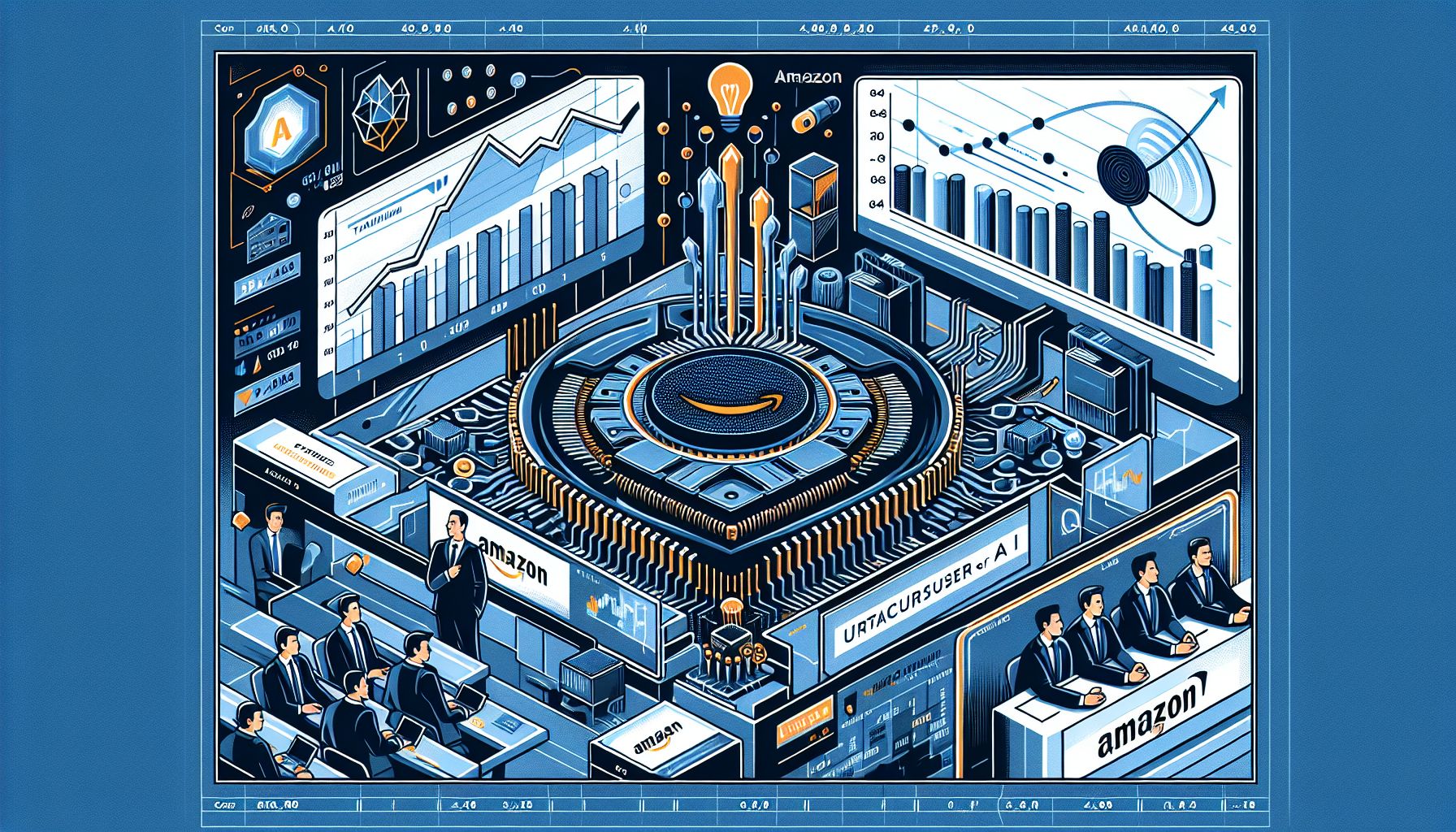 amazon unveils ai chips, stirring nvidia competition