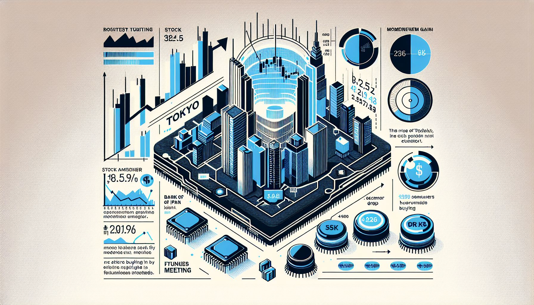 Tokyo Stocks Rise as Semiconductor Sector Gains Momentum