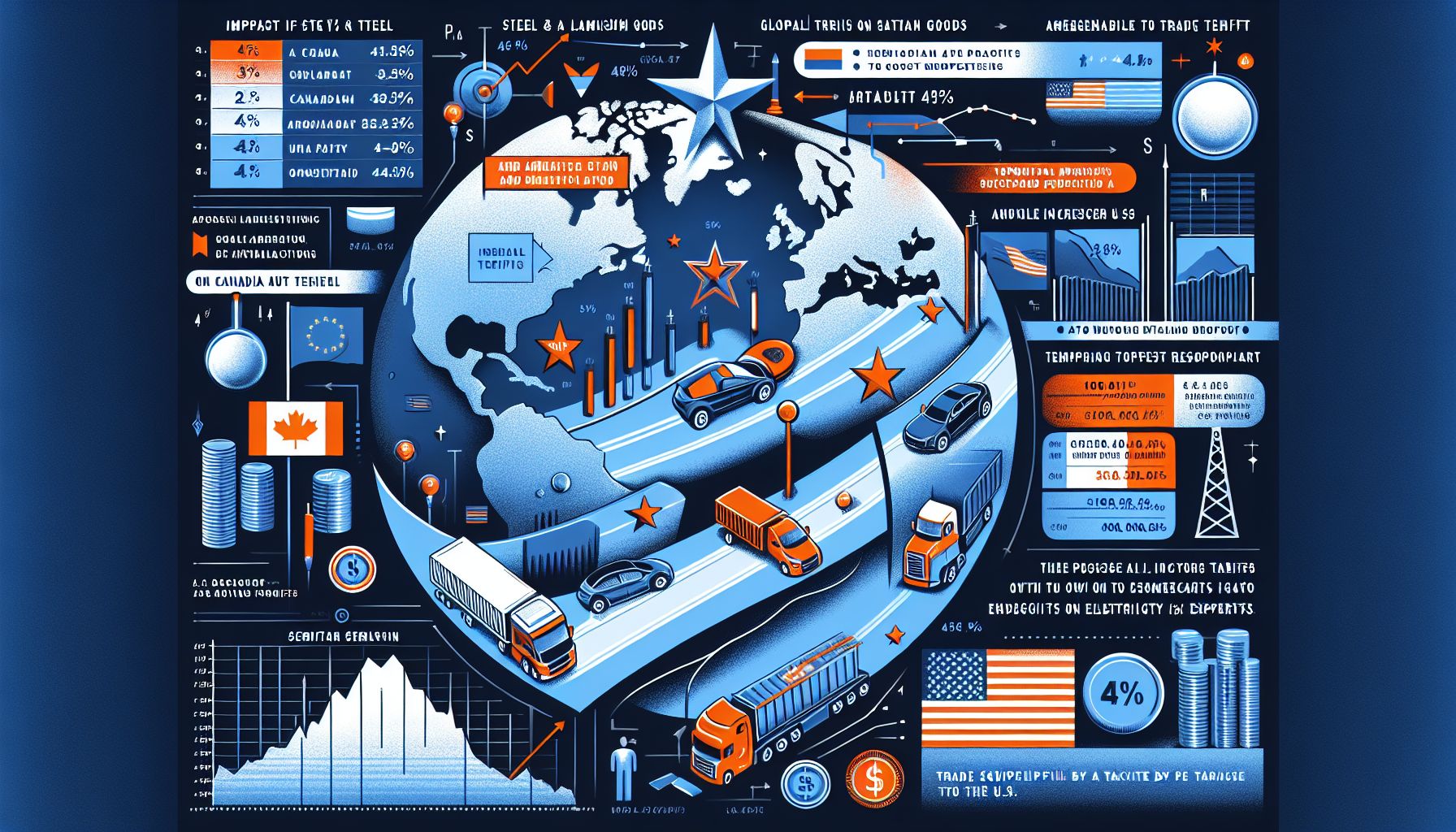 Trump's steel tariffs trigger global trade tensions and european retaliation